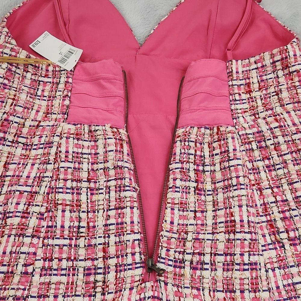 NWT House of Harlow 1960 CANDY tweed dress size Large - Picture 7 of 15